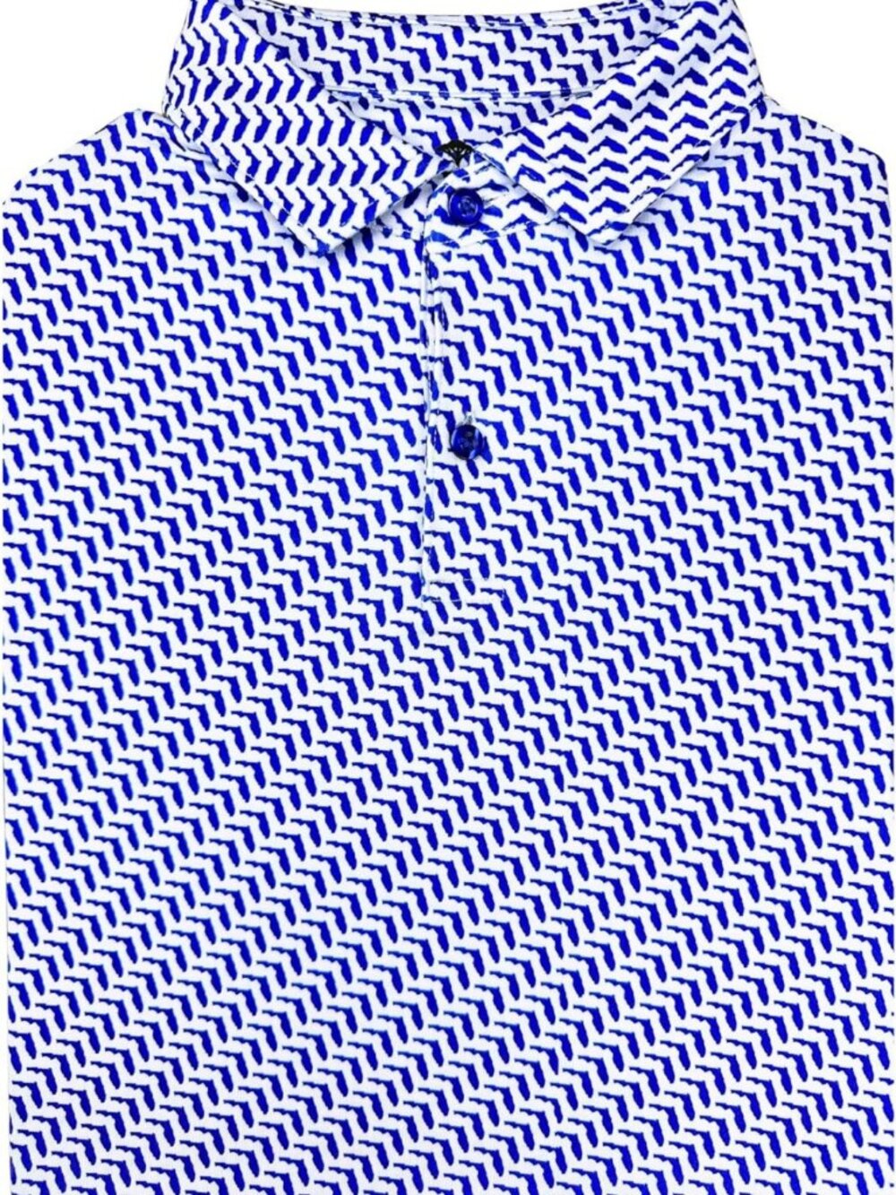 State Print Golf Shirt for Men - Short Sleeve Performance Polo